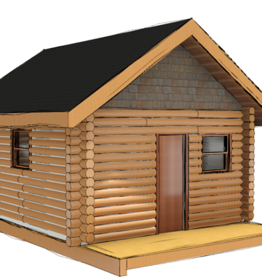 224 Sq. Ft. Cabin Kit